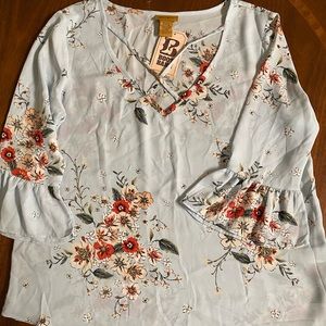 Quarter sleeve blouse